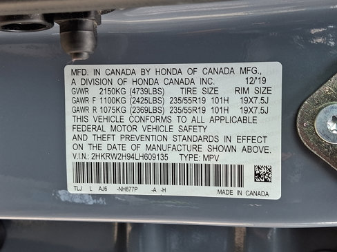 Certified 2020 Honda CR-V Touring image 29