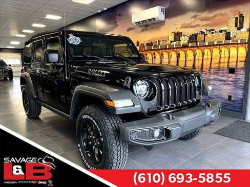 Certified 2021 Jeep Wrangler Unlimited Sport image 1