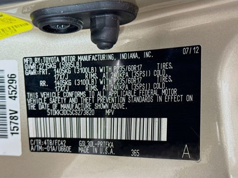 Used 2012 Toyota Sienna LE image 29
