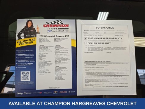 Certified 2015 Chevrolet Traverse LTZ image 44
