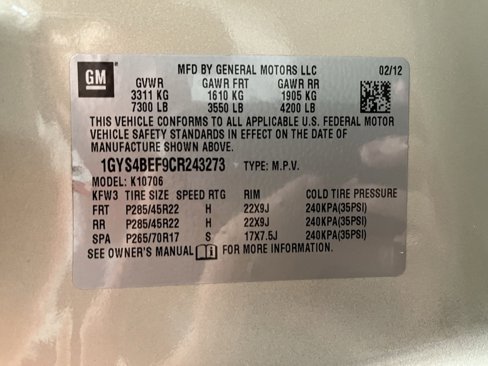 Used 2012 Cadillac Escalade Luxury image 25