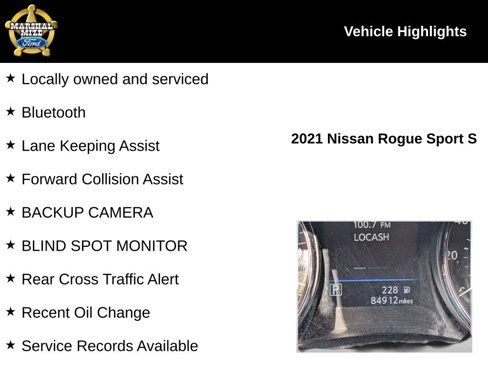 Used 2021 Nissan Rogue Sport S image 2