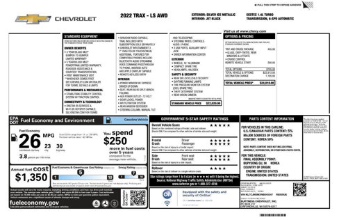 Used 2022 Chevrolet Trax LS w/ Tint and Cruise Package image 2