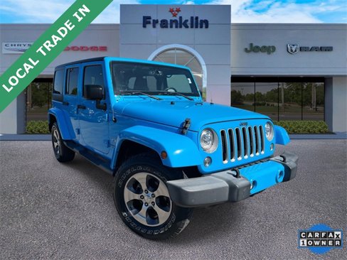 Used 2017 Jeep Wrangler Unlimited Sahara w/ Max Tow Package image 1
