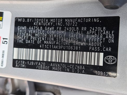 Used 2023 Toyota Camry LE image 24