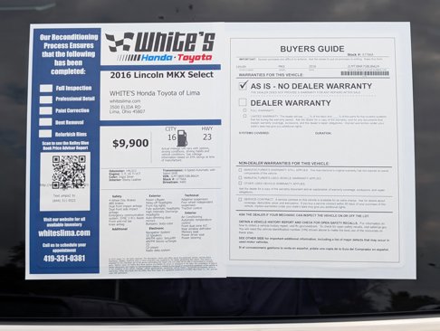 Used 2016 Lincoln MKX Select w/ Select Plus Package image 28
