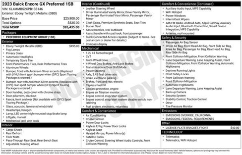 Certified 2023 Buick Encore GX Preferred image 5