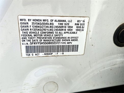 Used 2016 Honda Pilot EX-L image 7