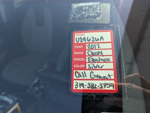Used 2012 Chevrolet Equinox LT image 32