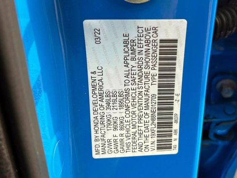 Certified 2022 Honda Civic Sport image 16