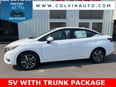New 2025 Nissan Versa SV w/ Trunk Package image 1