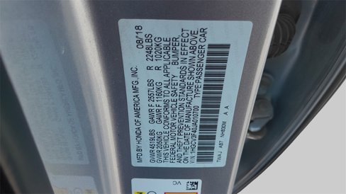 Used 2018 Honda Accord EX image 18