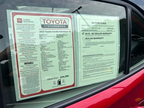 Certified 2023 Toyota Corolla SE image 30