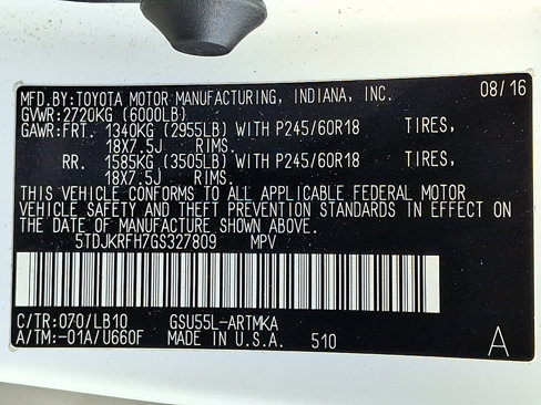 Used 2016 Toyota Highlander XLE image 30