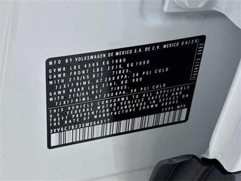 New 2025 Volkswagen Taos S image 20