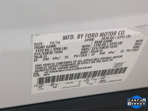 Used 2017 Ford Explorer Platinum image 38