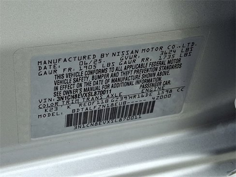 New 2025 Nissan Versa SV w/ Trunk Package image 20