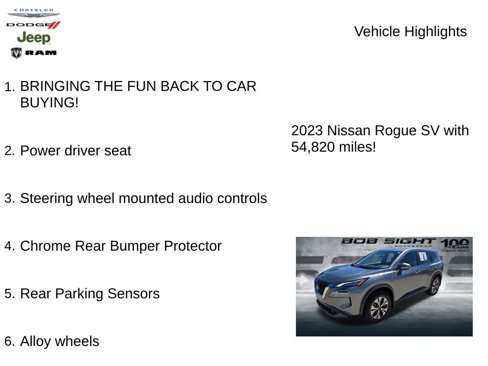 Used 2023 Nissan Rogue SV image 3