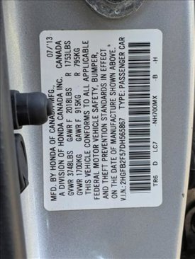 Used 2013 Honda Civic LX image 16
