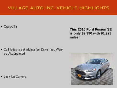 Used 2016 Ford Fusion SE w/ Equipment Group 202A image 14