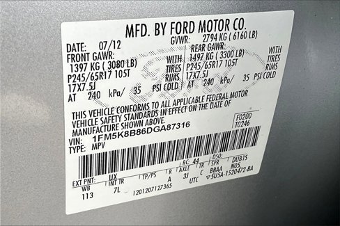 Used 2013 Ford Explorer 4WD w/ Class III Trailer Tow Pkg image 36