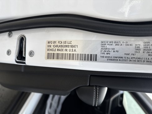 Certified 2021 Jeep Grand Cherokee L Limited image 41