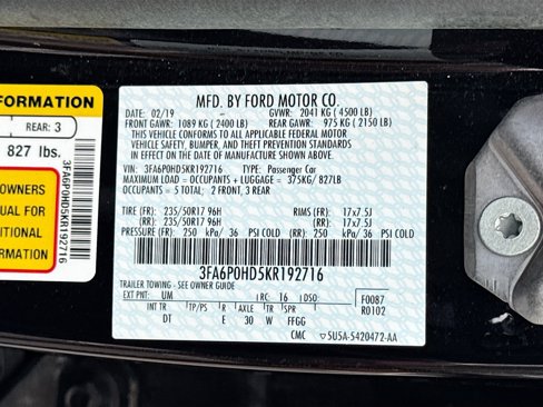 Certified 2019 Ford Fusion SE image 29
