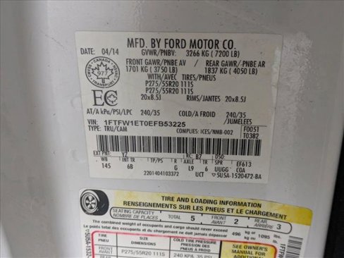 Used 2014 Ford F150 FX4 w/ Equipment Group 402A Luxury image 16