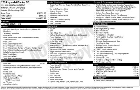 Certified 2024 Hyundai Elantra SEL image 4