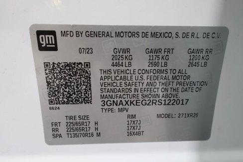 Certified 2024 Chevrolet Equinox LT w/ LPO, Floor Liner Package image 32