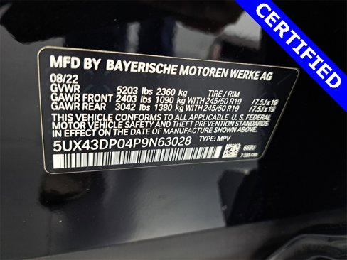 Certified 2023 BMW X3 sDrive30i w/ Convenience Package image 20