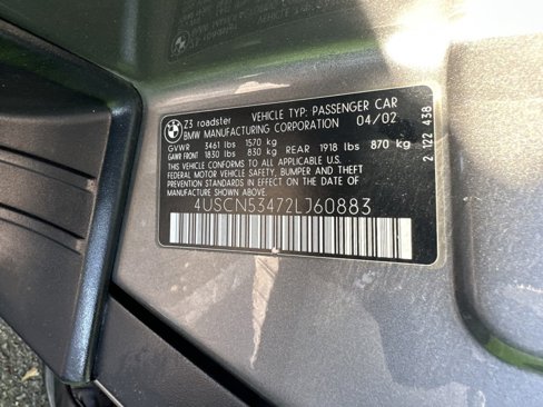 Used 2002 BMW Z3 3.0i image 42