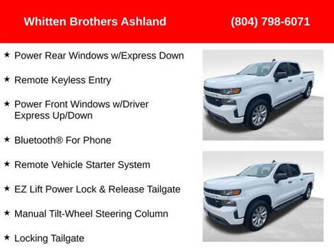 Used 2020 Chevrolet Silverado 1500 Custom w/ Custom Value Package image 7