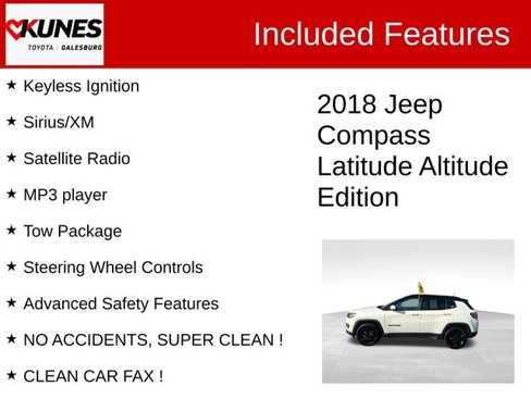 Used 2018 Jeep Compass Altitude image 3