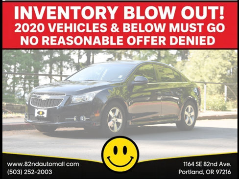 Used 2012 Chevrolet Cruze LT w/ RS Package image 1