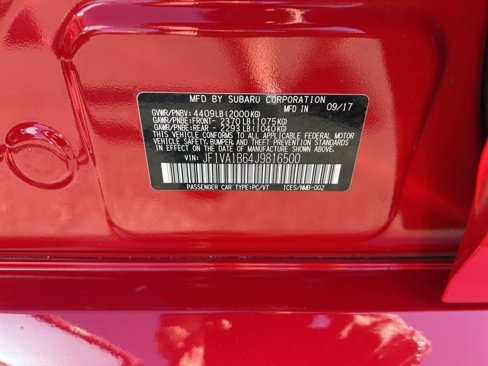 Used 2018 Subaru WRX Premium w/ Performance Package image 16