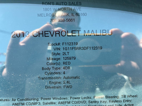 Used 2013 Chevrolet Malibu Eco w/ Navigation Package image 10