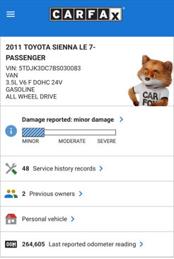 Used 2011 Toyota Sienna LE image 2