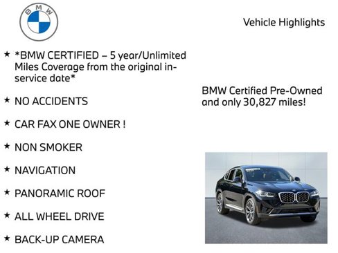Certified 2022 BMW X4 xDrive30i w/ Premium Package 2 image 11