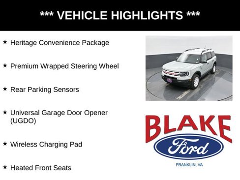 New 2024 Ford Bronco Sport Heritage w/ Heritage Convenience Package image 6