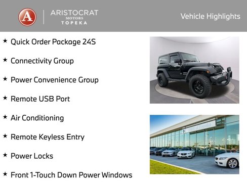 Used 2016 Jeep Wrangler Sport w/ Quick Order Package 24S image 2