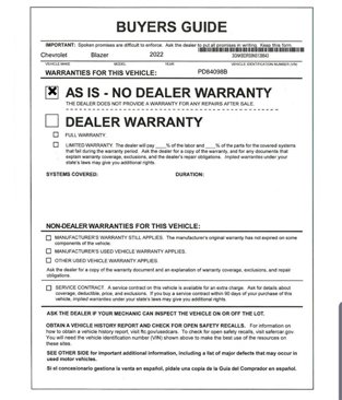 Used 2022 Chevrolet Blazer LT w/ LPO, Floor Liner Package image 27
