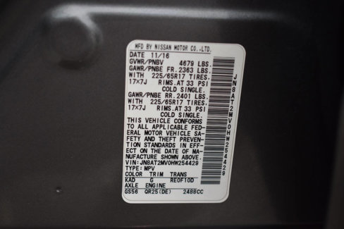 Used 2017 Nissan Rogue SV image 76