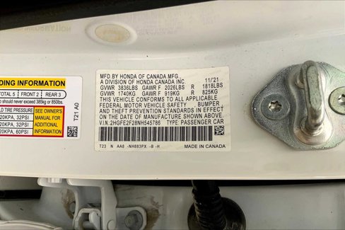 Used 2022 Honda Civic LX image 34