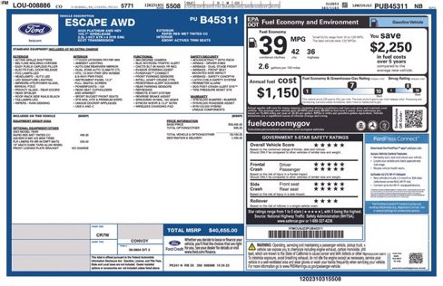 Used 2023 Ford Escape Platinum image 36