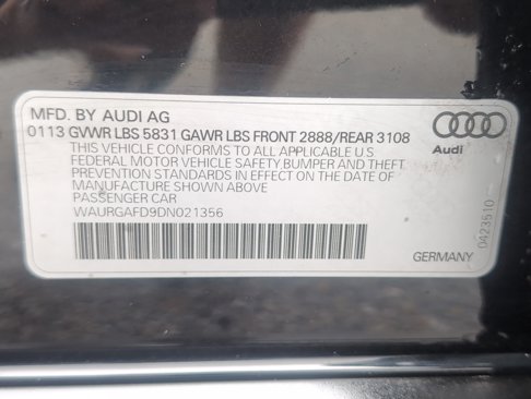 Used 2013 Audi A8 L 3.0T w/ Comfort Pkg image 13