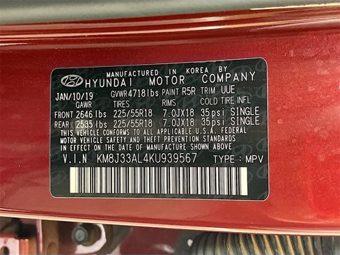 Used 2019 Hyundai Tucson Ultimate w/ Cargo Package image 33