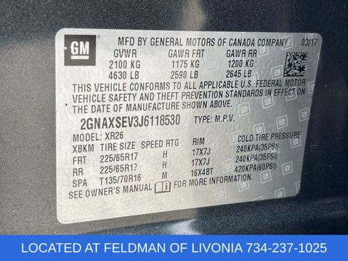 Certified 2018 Chevrolet Equinox LT image 32