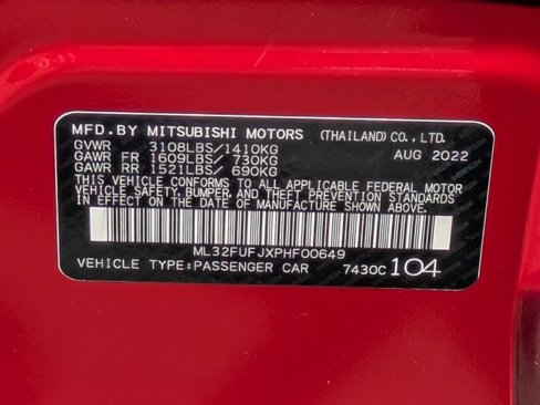 Used 2023 Mitsubishi Mirage G4 Black Edition image 25
