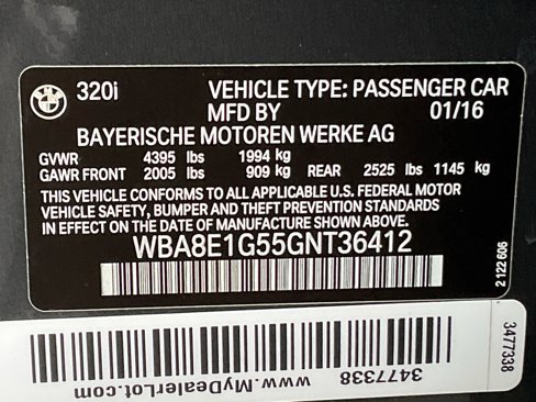 Used 2016 BMW 320i Sedan image 45